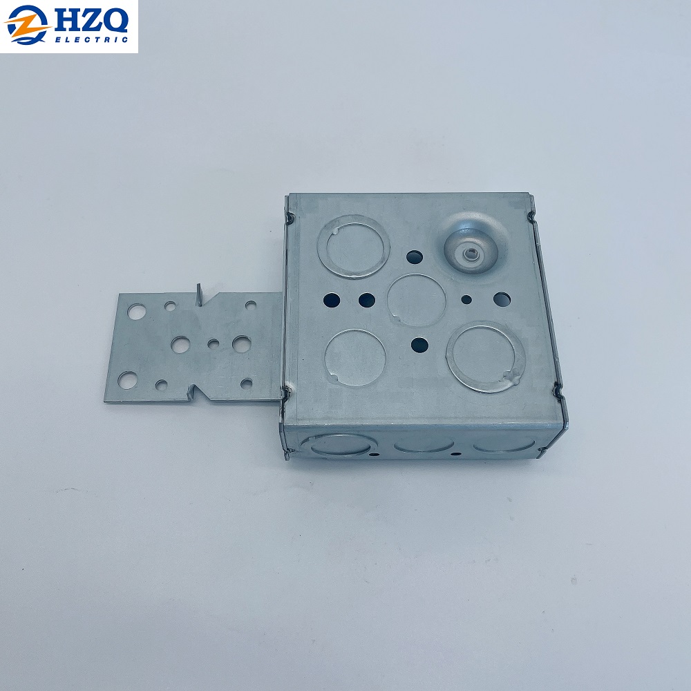 4 Inch Square Welded Boxes with Bracket-1-1/2 Inch Deep MKO with S ...