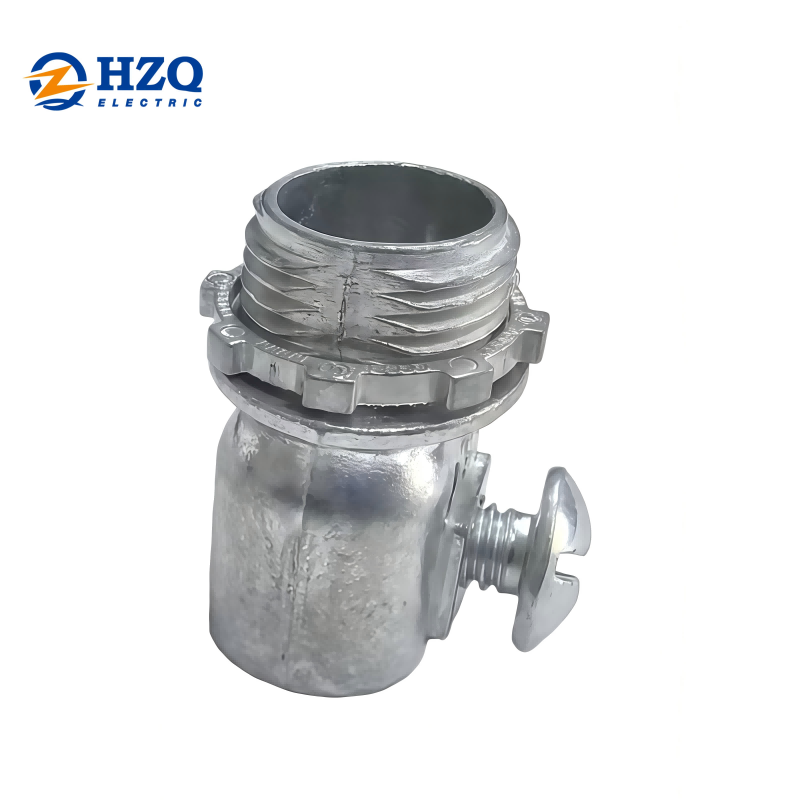 Duplex Connectors-1 Screw - Set Screw Type - For BX, Flex -Zinc Die Cast Duplex Connectors-1 Screw - Set Screw Type - For BX, Flex -Zinc Die Cast