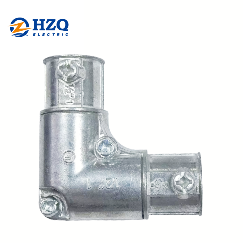 EMT 90&deg; Connectors Set Screw Type - EMT to EMT - Inside Corner - Zinc Die Cast