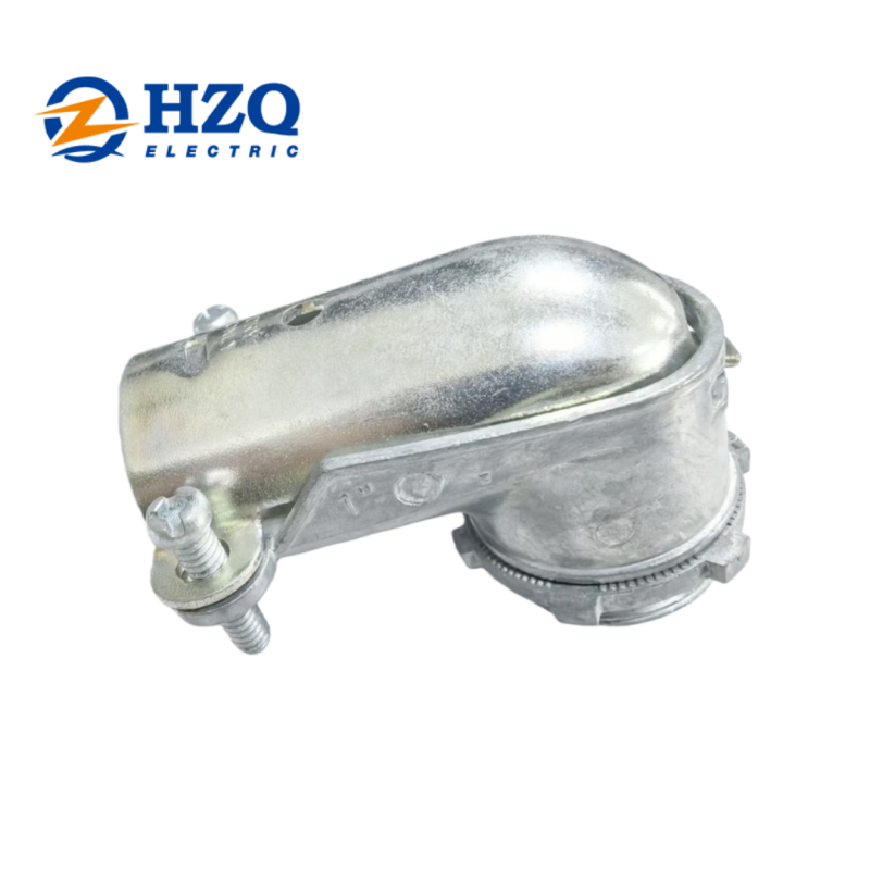 90° Squeeze Connectors Malleable Iron for Flex-Full Size
