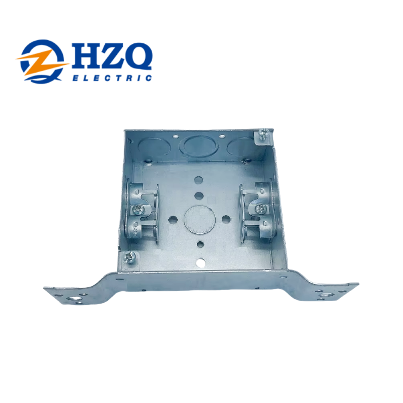 4” Square Welded boxes with Bracket - 1-1/2” Deep MKO with MC Clamp & FL Bracket (ZQ52151-FBX)