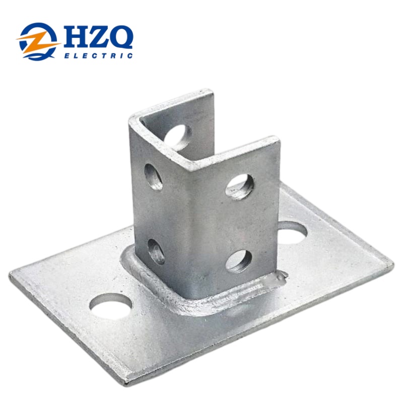 Four-Hole Single-Channel Post Base(ZQSFP10) Four-Hole Single-Channel Post Base(ZQSFP10)